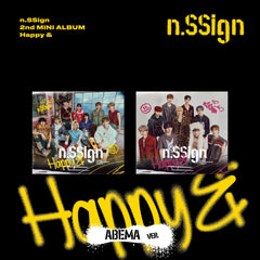 n.SSign - 2nd Mini Album [Happy &] (ABEMA#1 ver. / ABEMA #2 ver.)